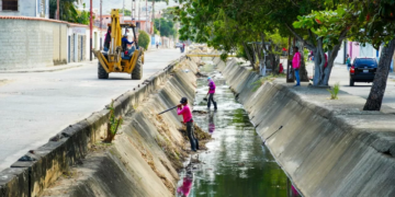 saneamiento de canales en Naguanagua