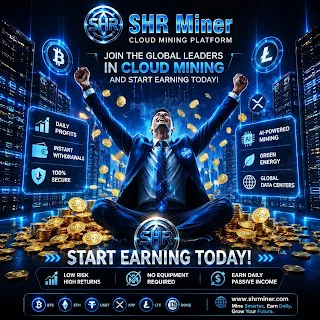 SHR Miner ha lanzado un servicio gratuito de minería en la nube para titulares de BTC, XRP y ETH, ofreciendo ganancias diarias de $10,700 o más